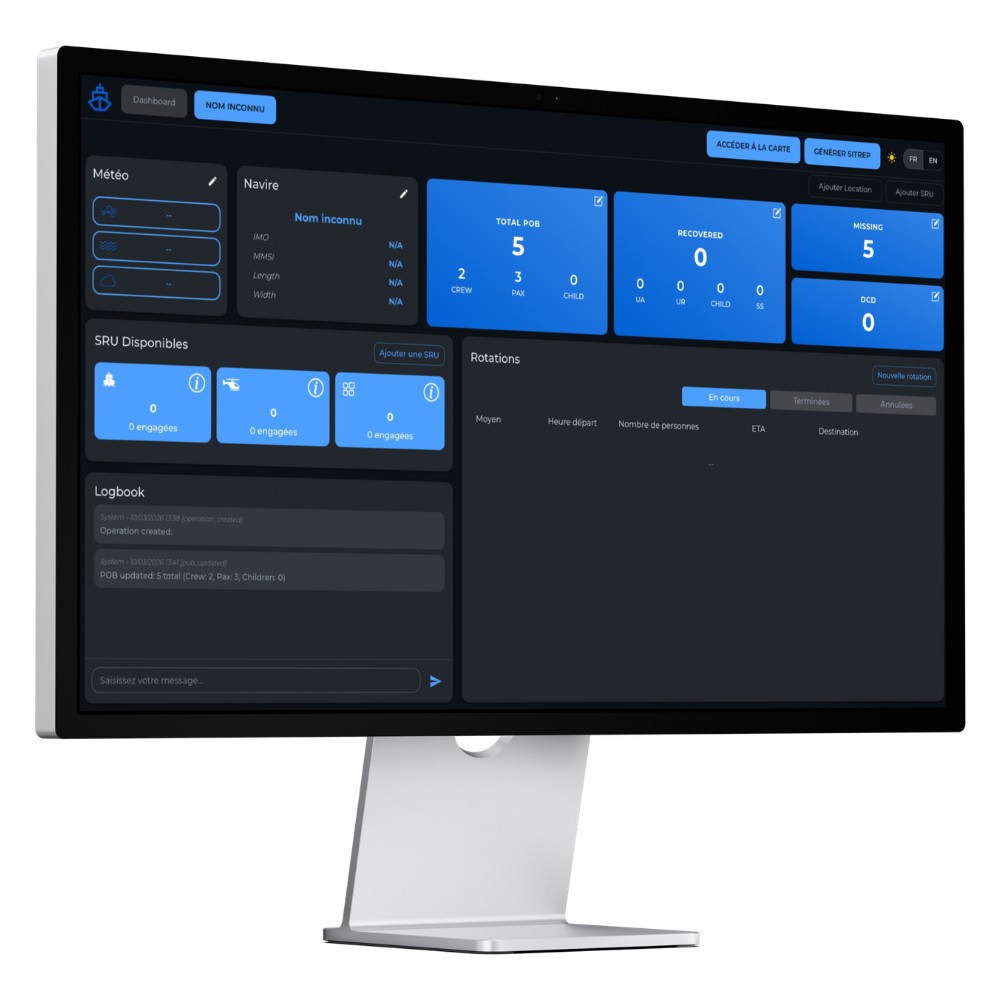 MRO TRACKER interface mockup